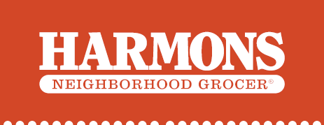 GrownAs * Foods, The harmons neighborhood grocer logo.