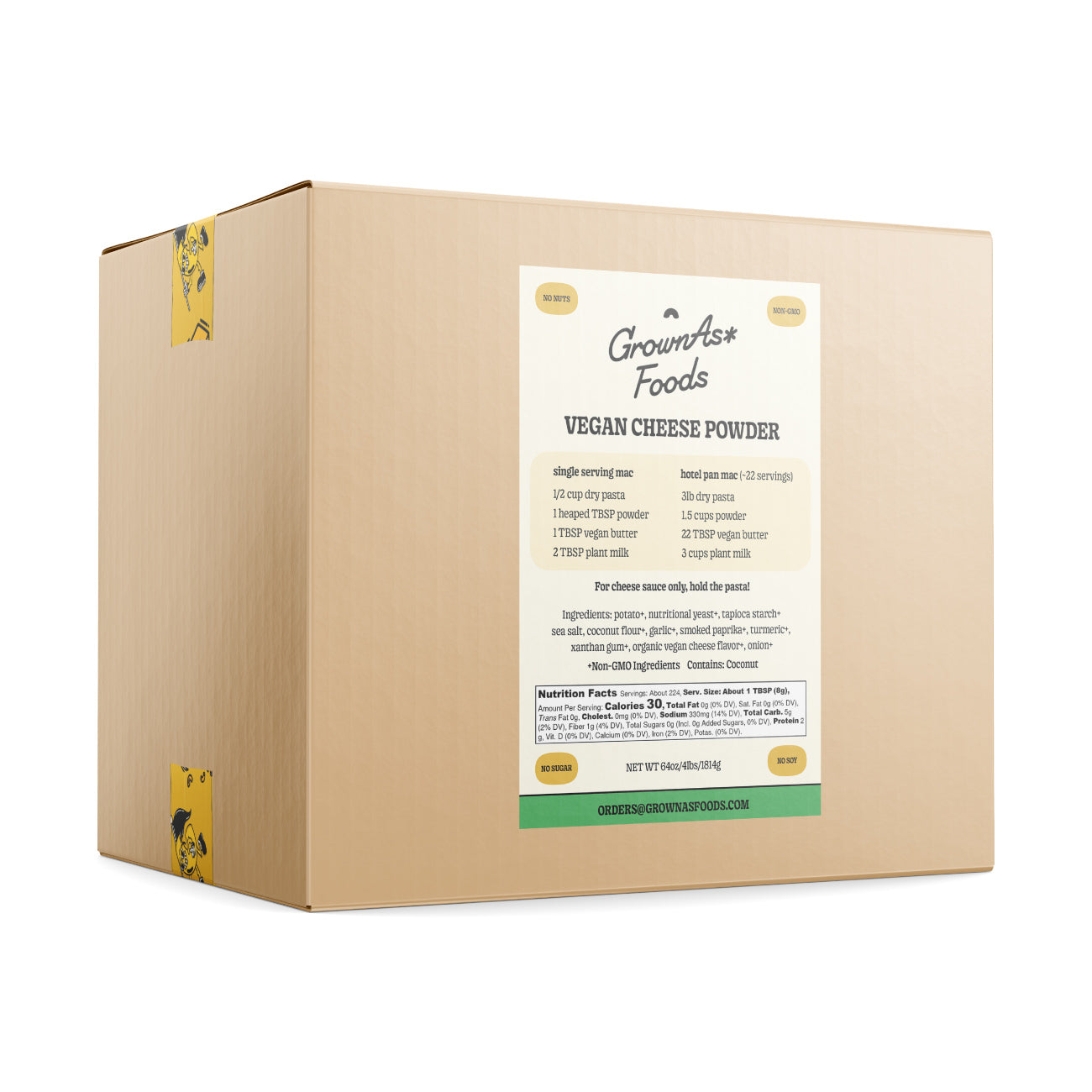 GrownAs* Vegan Cheese Powder